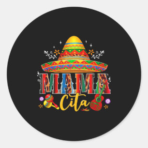 Adesivo Mama cita cinco de maio chapéu mexicano família