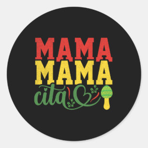 Adesivo Mama Cita Mexicana Cinco De Mayo