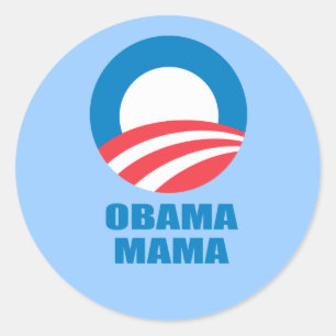 Adesivo MAMA de Pro-Obama - de OBAMA