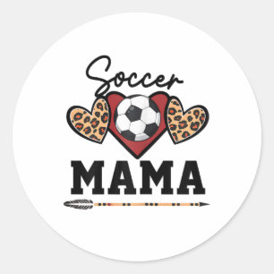 Adesivo Mama do Futebol Feminino Dia de Jogo de Futebol Se