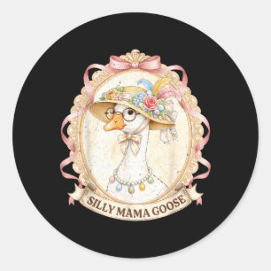 Adesivo Mama Goose Vintage para Crianças Meninas Mulheres
