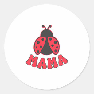 Adesivo Mama Ladybug Menina Primeiro Aniversário Família C