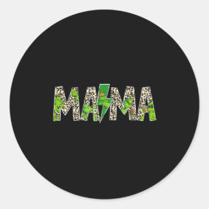 Adesivo Mama Leopardo Retro Mãe Babá Avó Dia das Mães