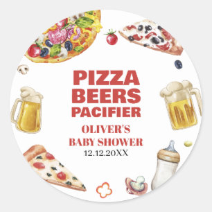 Adesivo Mama Mia Pizza Beer Pacifier