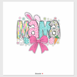 Adesivo Mama Mini Páscoa Combinando Mama Bunny Dia de Pásc