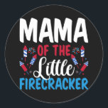 Adesivo Mama Of The Little Firecracker 4th of July<br><div class="desc">Mama Of The Little Firecracker 4th of July American Flag Gift. Perfect gift for your dad,  mom,  papa,  men,  women,  friend and family members on Thanksgiving Day,  Christmas Day,  Mothers Day,  Fathers Day,  4th of July,  1776 Independent day,  Veterans Day,  Halloween Day,  Patrick's Day</div>