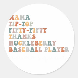 Adesivo Mama Tip-Top 550 Obrigados Huckleberry Baseba