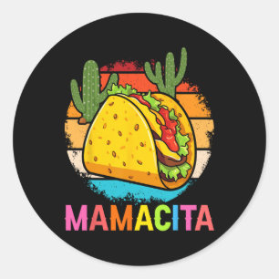 Adesivo Mamacita Funny Taco Cactus Cinco De Mayo Festa Ou