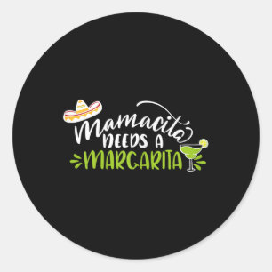 Adesivo Mamacita Precisa De Uma Margarita Cinco De Mayo Pa