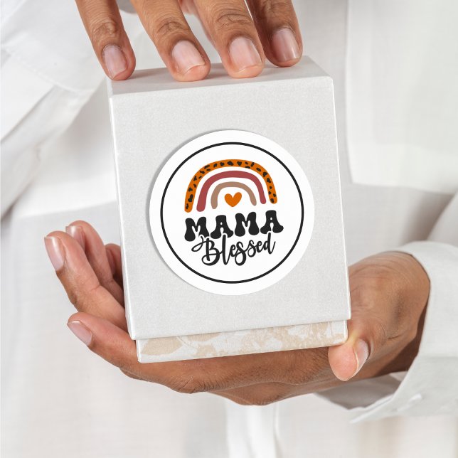 Adesivo Mamãe abençoada (Criador carregado)