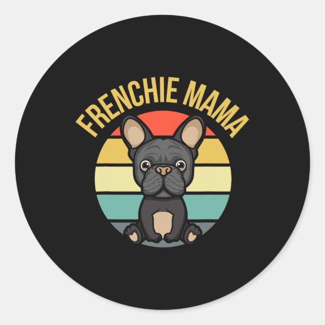 Adesivo Mamãe Cachorro Mamãe Oferece Para Mulheres Gráfico (Frente)