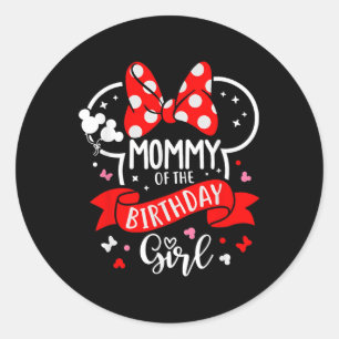 Adesivo Mamãe Da Garota-De-Aniversário Matchi, Família Ros
