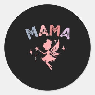 Adesivo Mamãe da Menina Aniversariante Fada Pequena Famíli