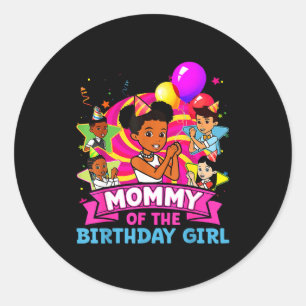 Adesivo Mamãe da Menina de Aniversário Boneca Gracie Nk De