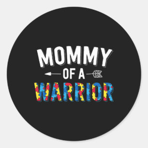 Adesivo Mamãe De Uma Família Guerreira Mãe Mundo Autismo A
