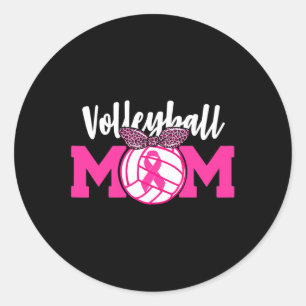Adesivo Mamãe de Voleibol Fita Rosa Fita Sensibilização pa