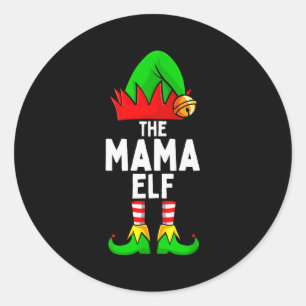 Adesivo Mamãe Elfo Correspondência Família Natal Mulheres