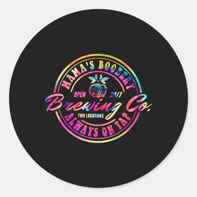 Adesivo Mamãe Está Amamentando A Mamãe Nova Brewi (Frente)