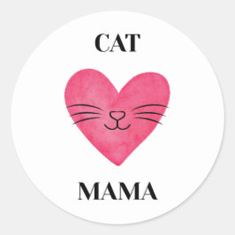 Adesivo Mamãe Gatinha Fofa