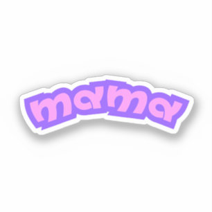 Adesivo Mamãe   Mãe Rosa Nova Mãe Mamãe