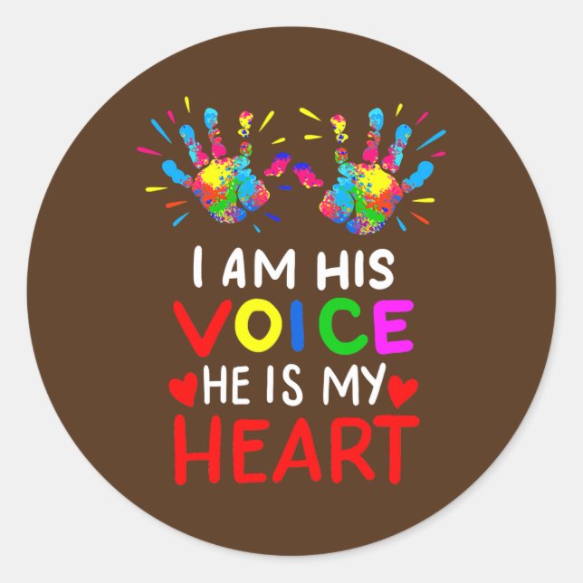 Adesivo Mamãe Mama Autista Autismo Sensibilização Mês Pres (Frente)