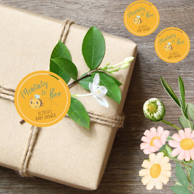 Adesivo Mamãe neutra do gênero das aquarelas ao chá de fra (Criador carregado)