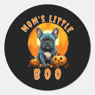 Adesivo Mamãe Pequeno Boo Bulldog Francês Halloween French