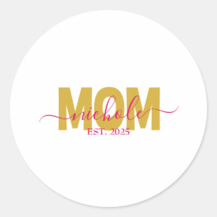 ADESIVO MAMÃE PERSONALIZADA EM ESPERA