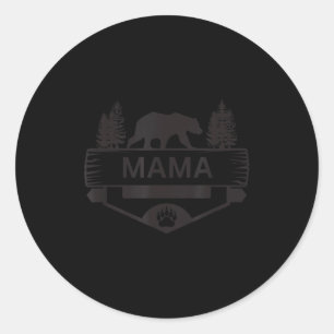 Adesivo Mamãe vida selvagem urso caminhada acampamento esq