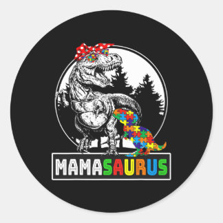 Adesivo Mamasauro T Rex Dinossaur Mama Saurus Autism Aware