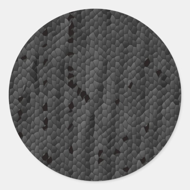 Adesivo Mamba Preto em Ilustração,Arte (Frente)