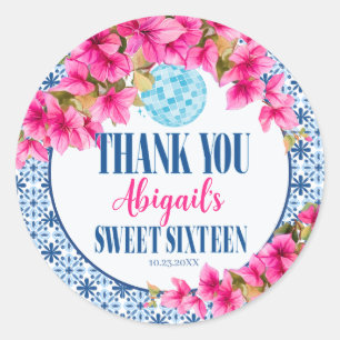 Adesivo Mamma Mia! Sweet 16 Obrigada