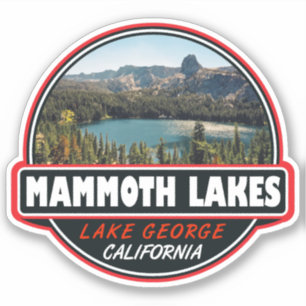 Adesivo Mammoth Lagos California Viagem Art Emblem