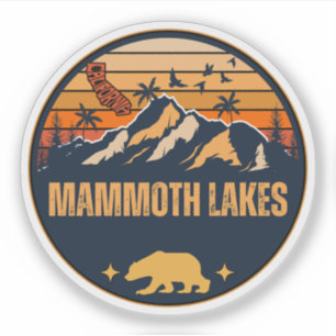 Adesivo Mammoth Lakes, Califórnia