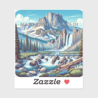 Adesivo Mammoth Mountain California 3 Inch Vinyl Sticker