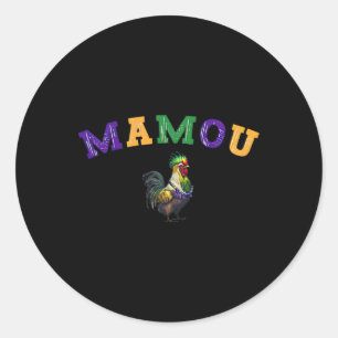 Adesivo Mamou Mardi Gras Chicken