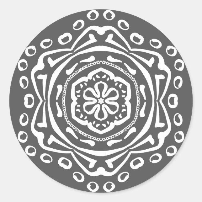 Adesivo Manatee Mandala (Frente)