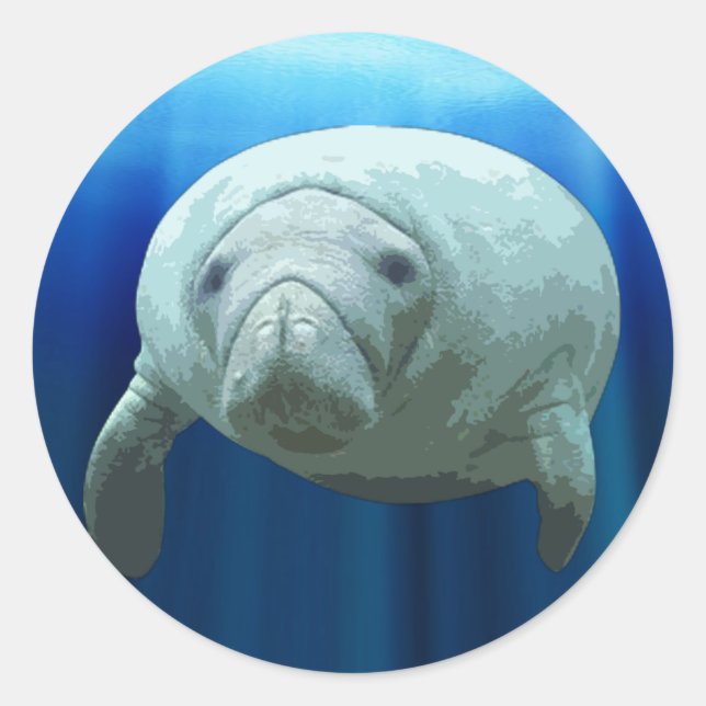 Adesivo Manatee Sticker (Frente)