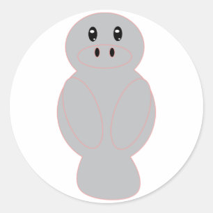 Adesivo Manatee Sticker