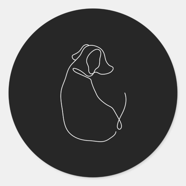 Adesivo Manchas brancas e pretas minimalistas (Frente)