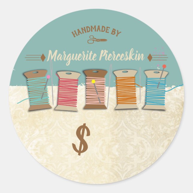 Adesivo Manchas de linhas de costura (Frente)