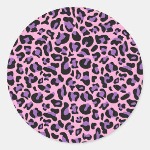 Adesivo Manchas roxas, cor-de-rosa, Queijo-gueque-leopardo
