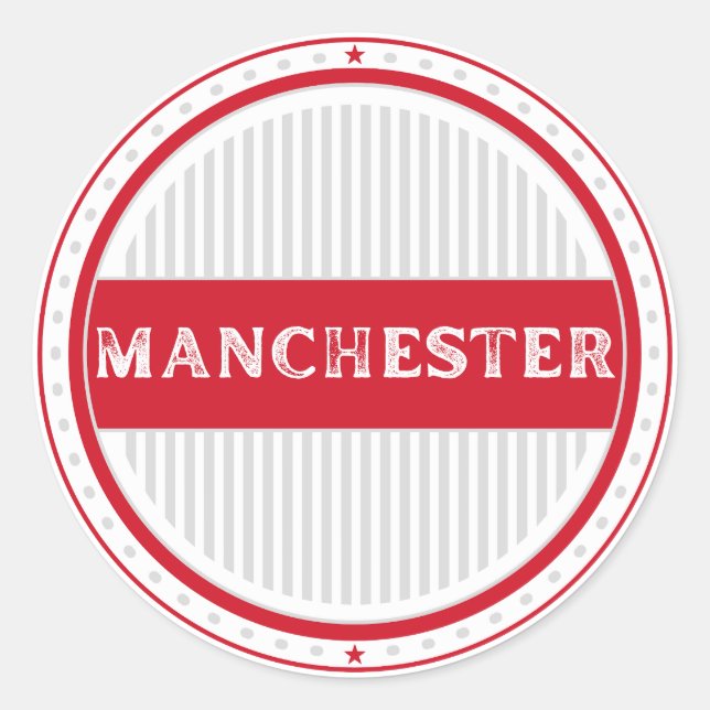 Adesivo Manchester City Pride Emblem – English Identity (Frente)