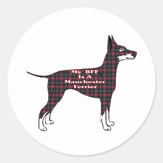 Adesivo Manchester Terrier BFF Sticker (Frente)