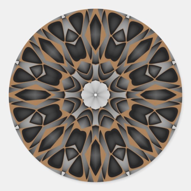 Adesivo mandala 3D de fascinação (Frente)