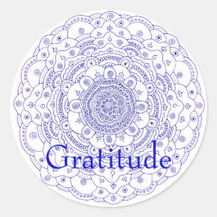 Adesivo Mandala 6, gratitude
