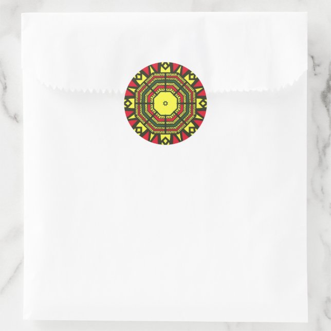 Adesivo Mandala Afrocêntrico (Bolsa)