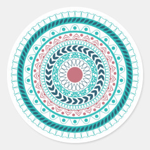 Adesivo Mandala Azul