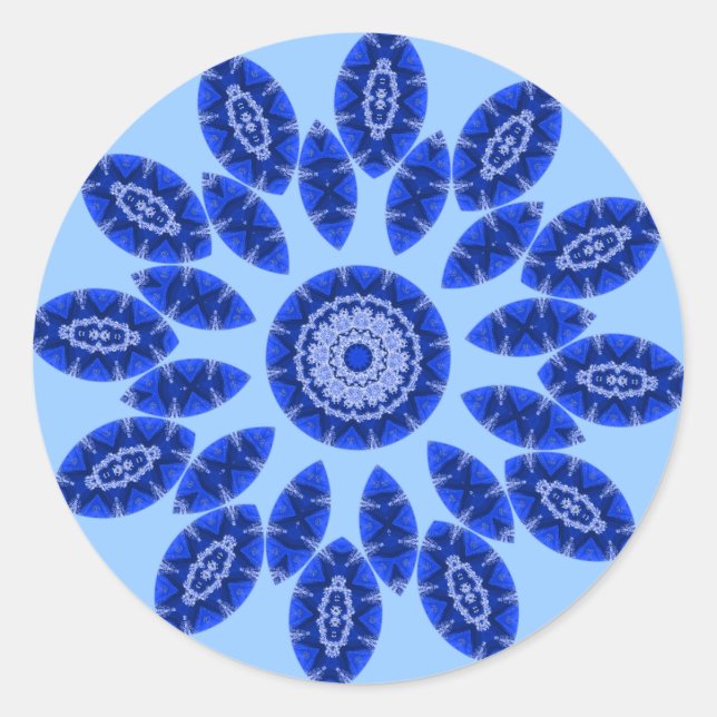 Adesivo Mandala Blue Tahoe (Frente)