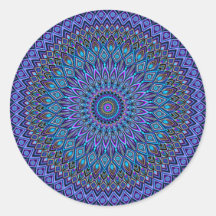 Mandala Boho Blue Tea Purple Peacock Dourado Preto